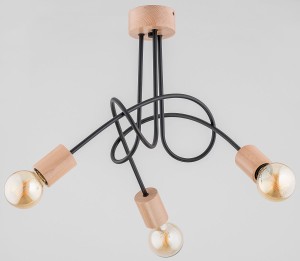 Lampa sufitowa 3-punktowa TANGO WOOD