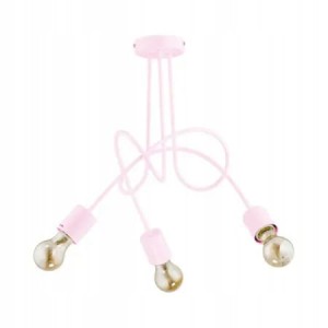 Lampa sufitowa 3-punktowa TANGO RÓŻOWA