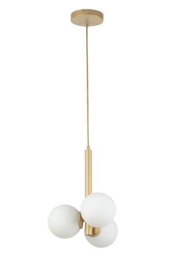 Perla 3 zwis złoty beż