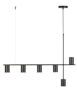 Lampa wisząca z reflektorami Vendo 6 czarny