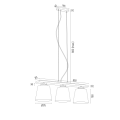 Lampa wisząca 3 pł. ARDEN 6250 ARGON