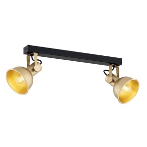 Lampa sufitowa SPOT LENORA GOLD BLACK 7144 ARGON
