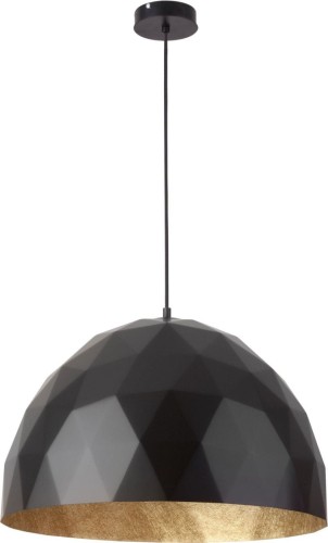 DIAMENT L CZARNY/ZŁOTY lampa wisząca