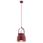Lampa wisząca L LOGAN czerwona 8282 ARGON