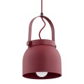 Lampa wisząca L LOGAN czerwona 8282 ARGON