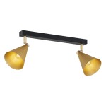 Lampa sufitowa SPOT LUCINDA BLACK GOLD 7149 ARGON