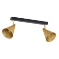Lampa sufitowa SPOT LUCINDA BLACK GOLD 7149 ARGON