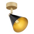 Kinkiet SPOT LUCINDA BLACK GOLD 8279 ARGON