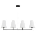 Lampa wisząca 4 pł SAFIANO czarna 1831 ARGON