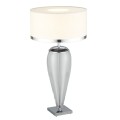 Lampa stołowa mniejsza LORENA CHROM BIAŁA  366 ARGON