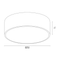 Plafon LED mały ATLANTIS gold 4077 ARGON