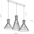 Lampa wisząca Sahara GOLD 3352 TK LIGHTING