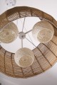 Lampa wisząca boho KOSHI II RATTAN