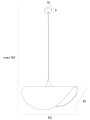 Lampa wisząca boho KOSHI I RATTAN