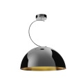 Lampa wisząca nowoczesna TWENTY czarny/chrom