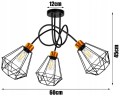 Lampa Sufitowa Żyrandol LOFT druciak #651 