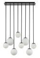Lampa wisząca Tulia 8 długi biały