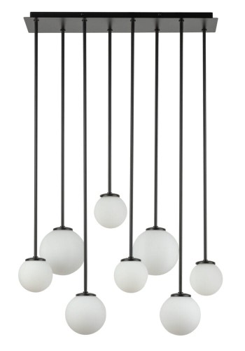 Lampa wisząca Tulia 8 długi biały