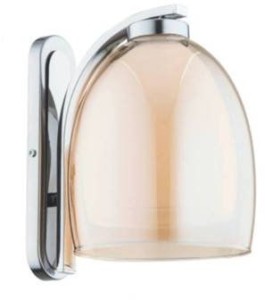 Kinkiet nowoczesny 1-punktowy RONDA OWAL BURSZTYN