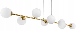 Lampa wisząca 8-punktowa MILO GOLD #1101 