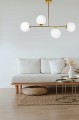 Lampa wisząca 4-punktowa MILO GOLD #1097 