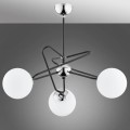 Lampa wisząca 3-punktowa SAGITO CHROM WHITE