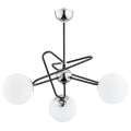 Lampa wisząca 3-punktowa SAGITO CHROM WHITE