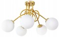 Lampa wisząca GOLD 5 kulka szklana #1331