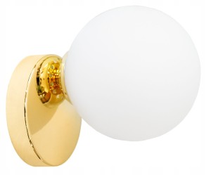 Kinkiet GOLD kulka szklana #1335 