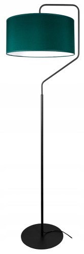 Nowoczesna Lampa Stojąca ABAŻUR ciemno zielony #1200