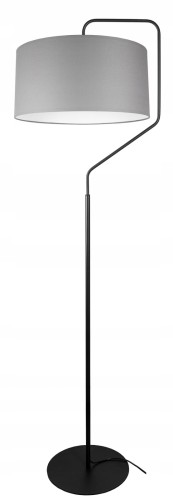 Nowoczesna Lampa Stojąca ABAŻUR szary #1204 