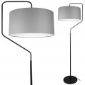 Nowoczesna Lampa Stojąca ABAŻUR szary #1204 