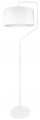 Nowoczesna Lampa Stojąca ABAŻUR biały #1206