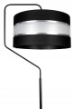 Nowoczesna Lampa Stojąca ABAŻUR czarno biały #1192
