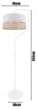 Lampa podłogowa z abażurem BOHO WHITE #1245