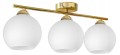 Lampa wisząca sufitowa GOLD 3 kulka szklana otwarta #1095