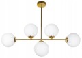 Lampa wisząca 5-punktowa MILO GOLD #1098
