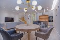 Lampa sufitowa 6-punktowa MILO GOLD #1103
