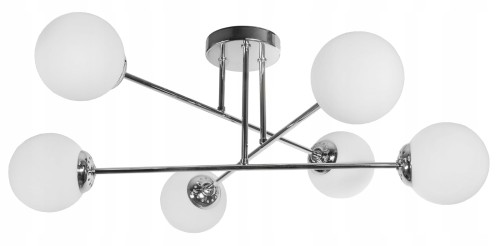 Lampa sufitowa 6-punktowa MILO CHROM #1281