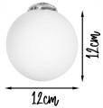 Lampa sufitowa 6-punktowa MILO CHROM #1281