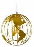 Lampa wisząca sufitowa GLOBUS GOLD #1373