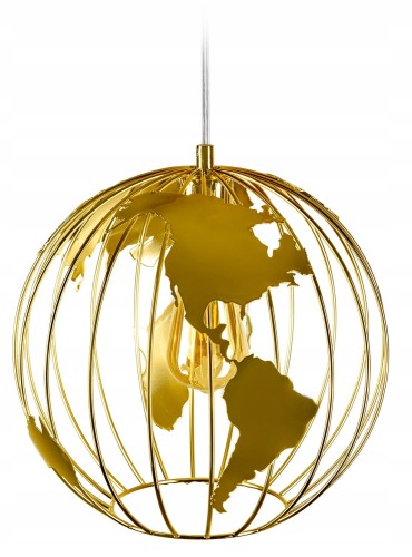 Lampa wisząca sufitowa GLOBUS GOLD #1373