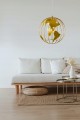 Lampa wisząca sufitowa GLOBUS GOLD #1373