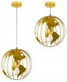 Lampa wisząca sufitowa GLOBUS GOLD #1373