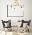 Lampa sufitowa żyrandol loft GOLD złoty mosiądz #1381