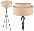 Lampa podłogowa z abażurem BOHO juta #834 