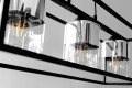 Lampa wisząca 2-punktowa AQUARIUM CHROM czarny/chrom #1404