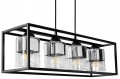 Lampa wisząca 4-punktowa AQUARIUM CHROM czarny/chrom #1406 