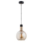 Lampa wisząca 1-punktowa MAYA czarny/złoty