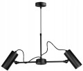 Lampa sufitowa Spot TUBA LOFT BLACK 2-pkt #1235  